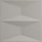 Ekena Millwork 11 7/8in. W x 11 7/8in. H Aberdeen EnduraWall Decorative 3D Wall Panel Covers 0.98 Sq. Ft. WP12X12ABGBW - alternate 2